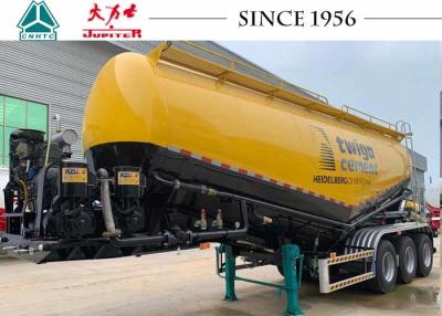 Chine 40 tonnes 3 des axes 35Cbm de ciment de remorque de bateau-citerne pour le transport de ciment à vendre