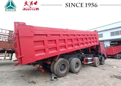 China 45000kg Used Dump Trailer Truck For Carry Sand / Stone for sale
