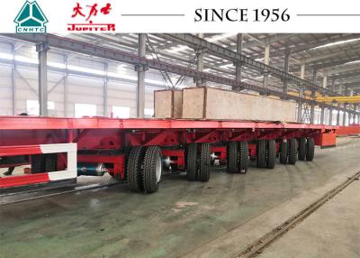 China 80T 62m Extended Flatbed Trailer For Wind Turbine Blade Transport for sale