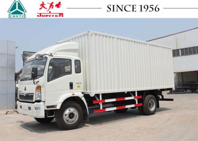 China SINOTRUK HOWO 4x2 15T Light Duty Cargo Box Truck for sale