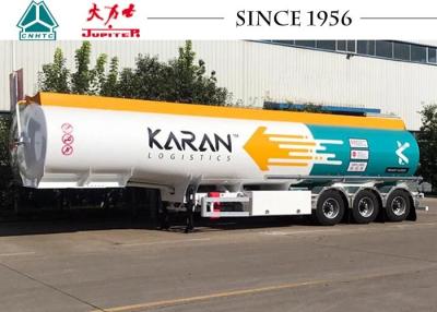 China remolque del petrolero de la leche de la aleación de aluminio de 30000L 35000L 40000L 45000L en venta