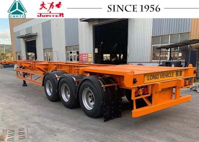 China 40ft Tri Axle Skeletal Trailer With Airbag Suspension for sale