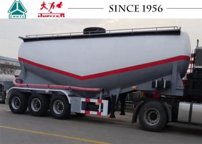 Chine Acier au carbone 3 Axle Cement Tank Trailer de suspension d'airbag à vendre