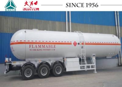 China 44CBM 3 Axle Q370R LPG Tank Trailer With 12R22.5 Tire for sale