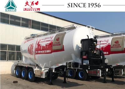 China 3 Axle Weichai Engine Bulk Cement Tanker Trailer for sale