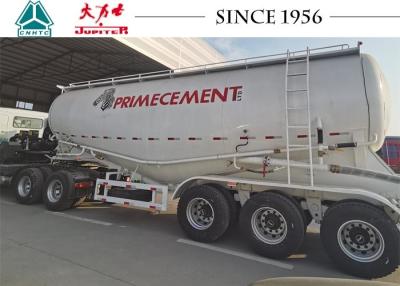 China 40CBM 3 Axle Dry Cement Trailer With 12R22.5 Tire for sale