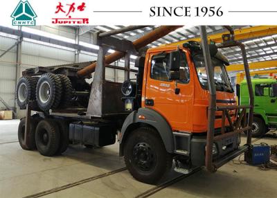 Chine Remorque de chargeur de rondin de suspension de charriot avec le lit plat intégré à vendre