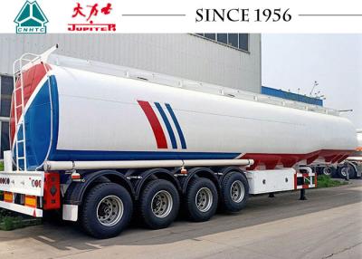 中国 4車軸50CBM炭素鋼Q345Bの燃料のタンカーのトレーラー 販売のため
