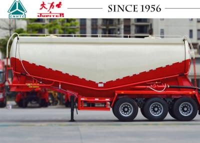 China 3 remolque a granel del tanque del cemento de CBM de los árboles 45 de forma de V en venta