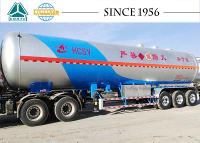 China 45 CBM 3 Axle LPG Tanker Trailer Supplier for sale