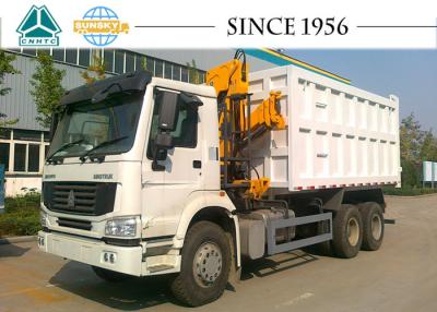 China SINOTRUK HOWO 6X4 Dump Truck With Crane for sale