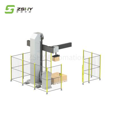 China 240 Pcs/Hour Single Column Automatic Robotic Bag Palletizer for sale