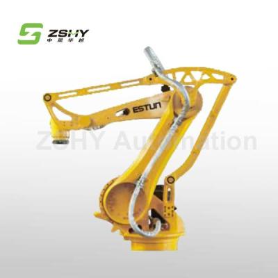 China Arm Span 2m Robot Palletizing Systems Robot Palletizer For Food And Beverage Industry for sale