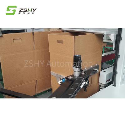 China línea de embalaje automática del cartón del tiempo del círculo 5.2s alimentación automática del transportador en venta