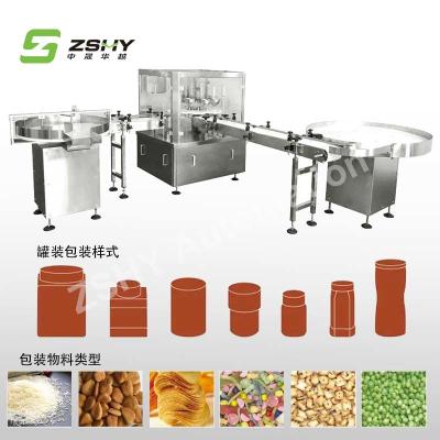 China 380V 60 Cans/Min Automatic Bag Packing Machine Filling Machine For Food Industry for sale