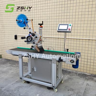 China Commodity Industry 380V 60HZ Flat Labeling Machine For Round Bottle for sale