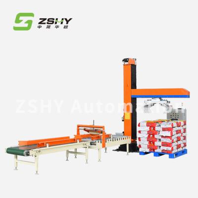 China Carton Stacking Automatic Palletizing Machine Bag Palletizer Machine 1.8 Meters for sale