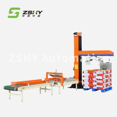China 380V Single Column Automatic Palletizing Machine Bag Package Robot Palletizer for sale