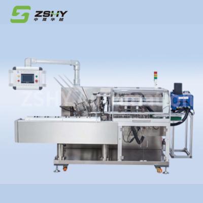 China 60 Boxes/Min Automatic Carton Packing Machine Ice Cream Filling Equipment 220v 50HZ for sale