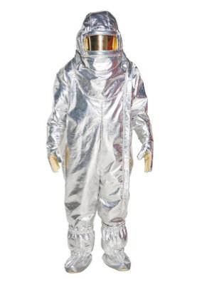 China Het Kostuum die van de aluminiumfolie Thermische Isolatie Geen het Smelten met Zilveren Kleur kleden Te koop
