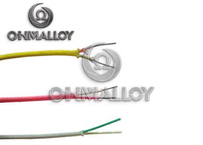 China Fiberglass Braid Insulated Thermocouple Compensation Cable 0.3 X 2mm Type K for sale