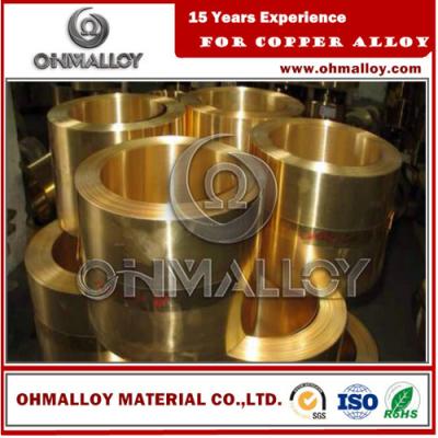 China 0.8 * 150mm Copper Based Alloys Brass Strip / Tape Cu70Zn30 C26000 For Cartridge Case for sale