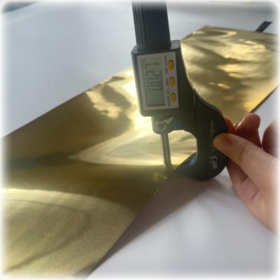 China 0.05 x 300mm Brass Copper Foil H63 CuZn37 High Strength Foil for sale