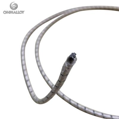 China Pure Nickel Mica Tap High Temperature Cable Braided Fiber Glass for sale