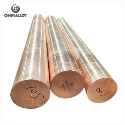 China Berilio Rod del cobre de la longitud 1000m m ASTM B194 C17200 del diámetro 20m m en venta