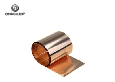 China Hardness Beryllium Copper Alloy , Copper Alloy Strip Excellent Corrosion Resistance for sale