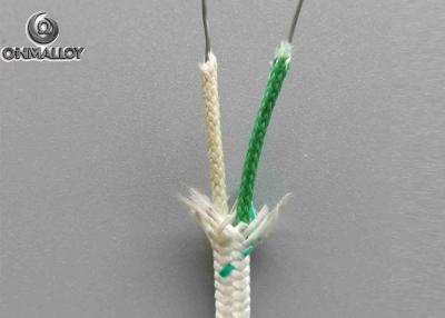Chine Type de câble de thermocouple d'extension gaine solide de fibre de verre de noyau d'A.W.G. de K 20 à vendre