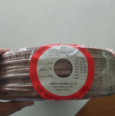 China K Type Compensate Thermocouple Cable Fiberglass Insulated 1300℉ 704℃ for sale