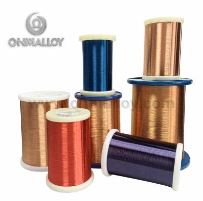China Polyester Enameled CuNi23 Insulated Heating Wire OEM For Standard Resistors for sale
