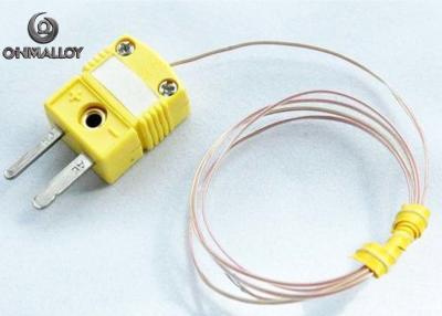 China Wire Thermocouple with Connector Extension Cable Surface Temperature Measurement for sale