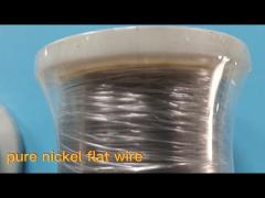 pure nickel flat wire 0.1x1.2 mm