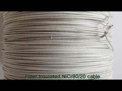 Insulated material fiberglass Ni80Cr20