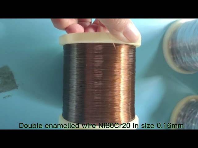 Double enamelled wire Ni80Cr20 In size 0.16mm