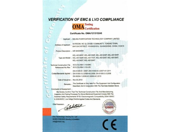 CE Certificated For Air Shower Room - KeLing Purification Technology Company