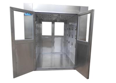 China Electronic Interlock Air Shower Clean Room With Automatic Blowing And Lcd Control Panel for sale