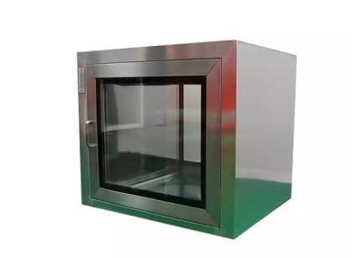China SS SUS304 Static Transfer Window Pass Through Box With UV Light for sale