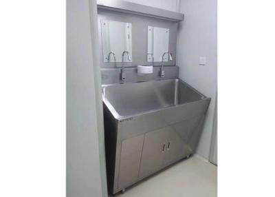 China Double Person High Back SS304 Wash Basin Sink For Hospital Clean Room for sale