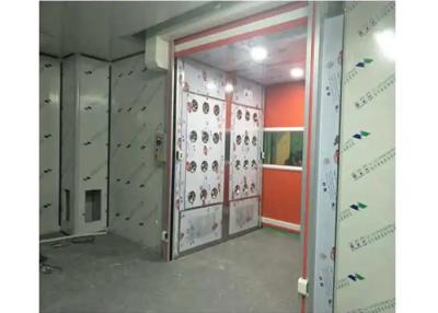 China Automatic Roll Up Air Shower Tunnel PVC Shutter Doors Cargo Air Shower For Clean Room Entrance Te koop