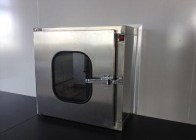 China Polished Stainless Steel Clean Room Pass Box For Safe And Secure Material Transfer for sale