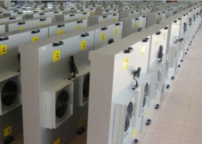 Китай Standard / Customized White Fan Filter Unit 125kg Weight For Versatile Filtration Need продается
