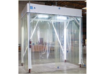 China CE Raw Material Sampling Booth / Laminar Flow Booth Singly Or Combined for sale