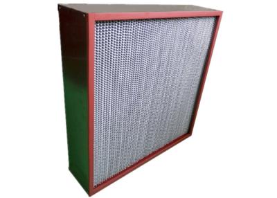 中国 静電気のガラス繊維 HEPA のエア フィルターの取り替え、抵抗力がある熱温度 販売のため