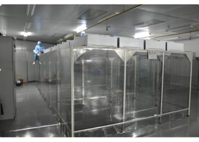 China Sitio limpio de Softwall del laboratorio industrial, recinto limpio 1000 de la clase control de la PC en venta