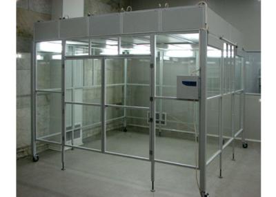 Cina Cabina verticale molle di alluminio di flusso laminare della stanza pulita della parete di pressione positiva in vendita