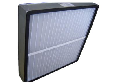 China Polyester Media Deep Pleated Panel Air Filters Home With Metal Frame for sale