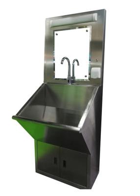 China Dispensador automático del jabón del solo fregadero médico del acero inoxidable para las salas de operaciones en venta